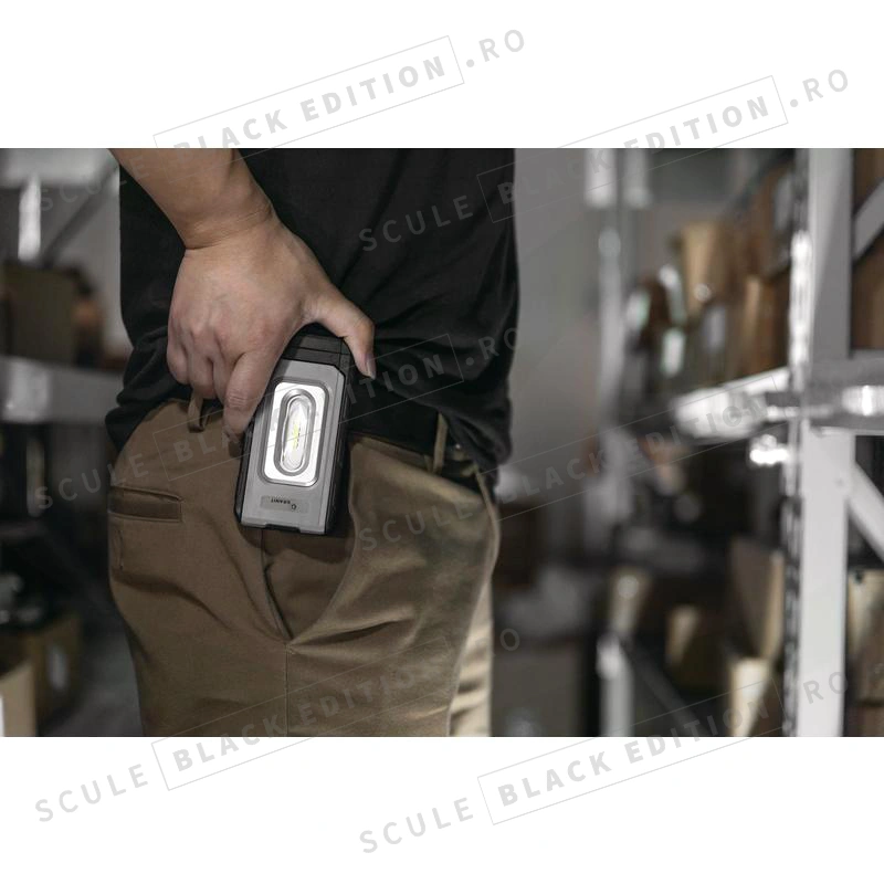 Lampa de lucru multifunctionala LED BE 3 Granit Black Edition - imagine 2