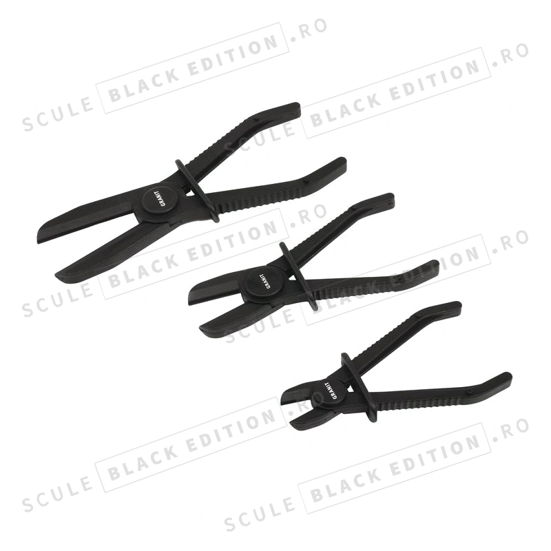 Set clesti de prindere furtun - 3 buc. Granit Black Edition - imagine 3