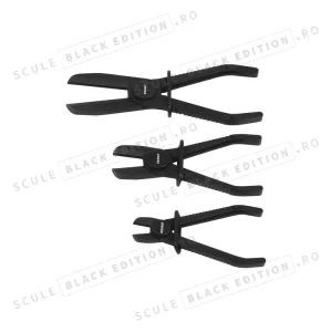 Set clesti de prindere furtun - 3 buc. Granit Black Edition
