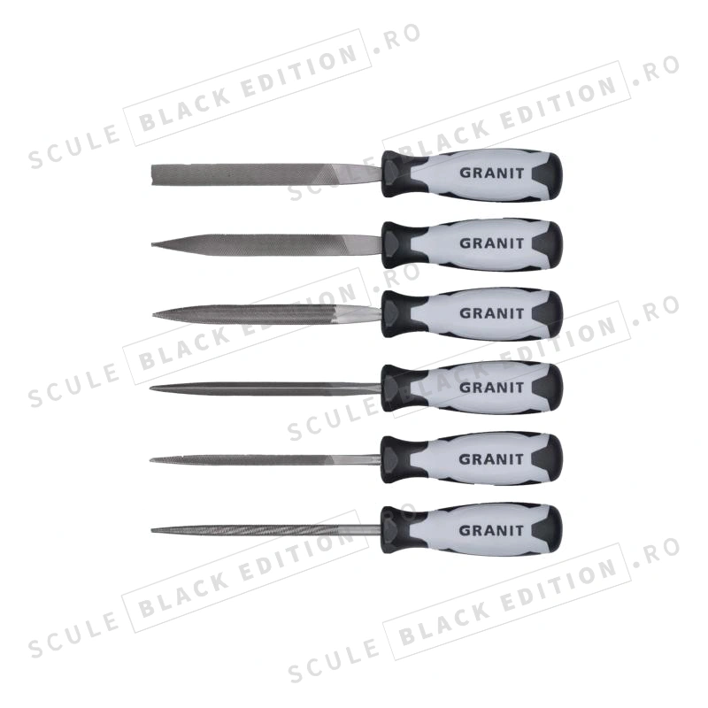 Set pile - 6 buc. Granit Black Edition