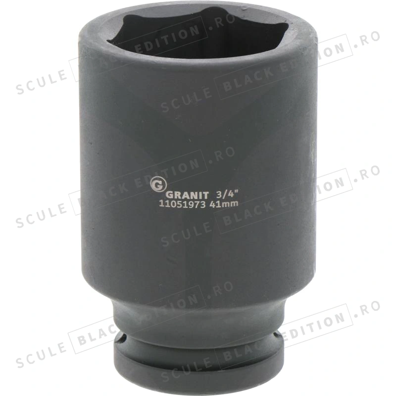 Capact cheie tubulara impact - hexagonala 3/4" - 41 mm Granit Black Edition - imagine 3