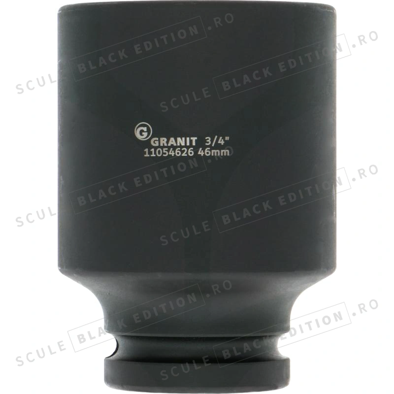 Capact cheie tubulara impact - hexagonala 3/4" - 46 mm Granit Black Edition