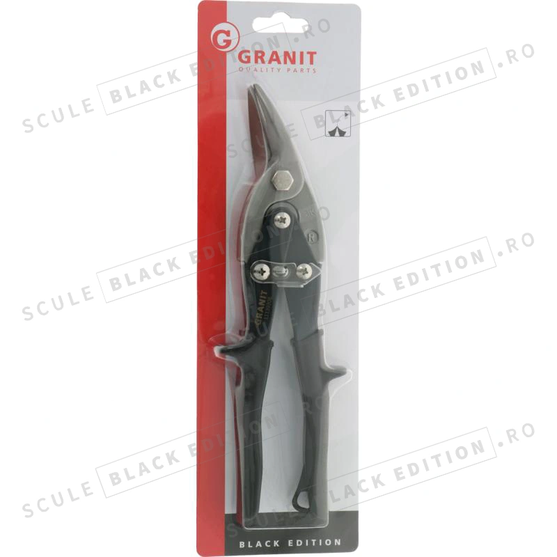 Foarfeca de tabla - dreapta Granit Black Edition