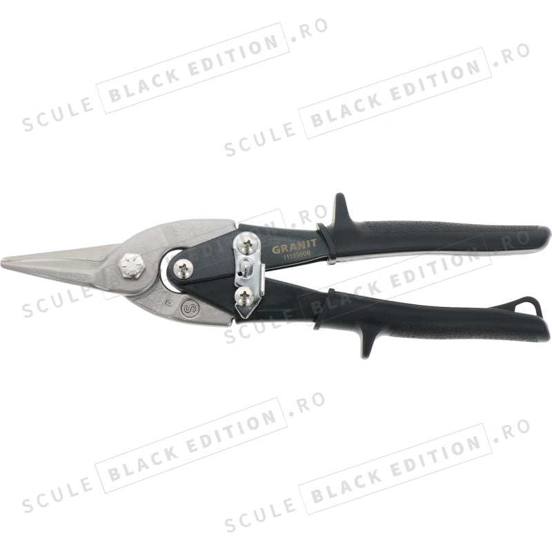 Foarfeca de tabla - dreapta Granit Black Edition