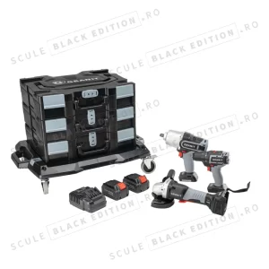 Set scule cu acumulator Granit Black Edition