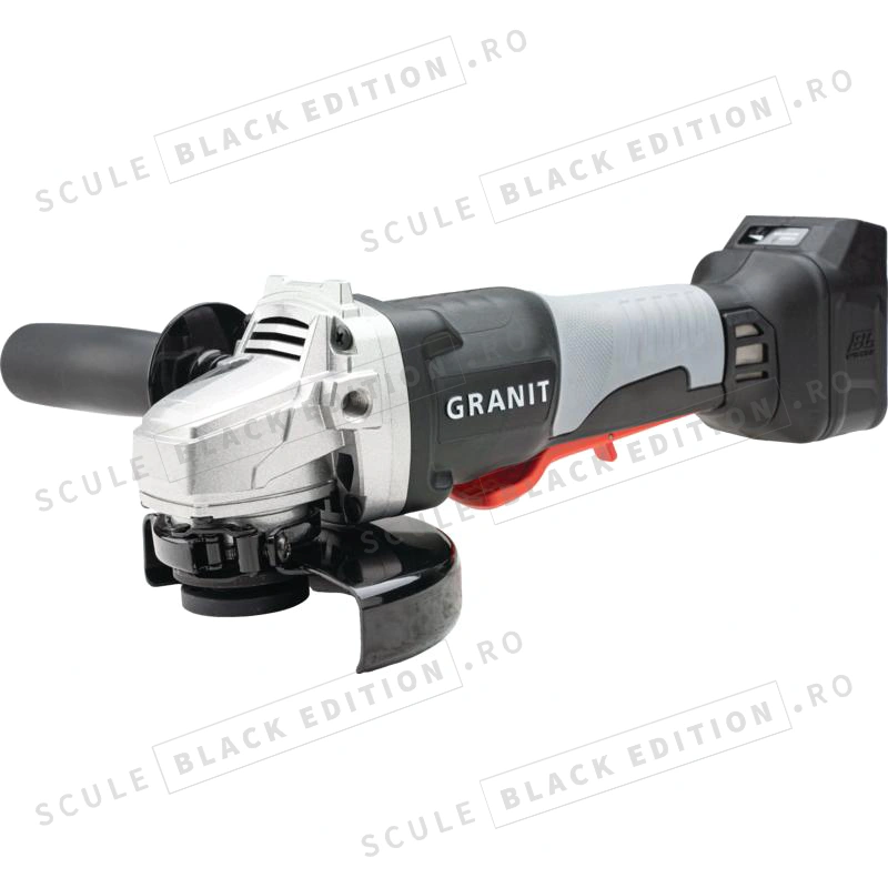 Polizor unghiular - acumulator + carcasa (fara acumulator) Granit Black Edition - imagine 3