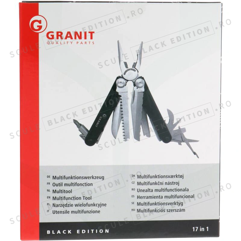 Unealta multifunctionala - 17 in1 Granit Black Edition - imagine 12