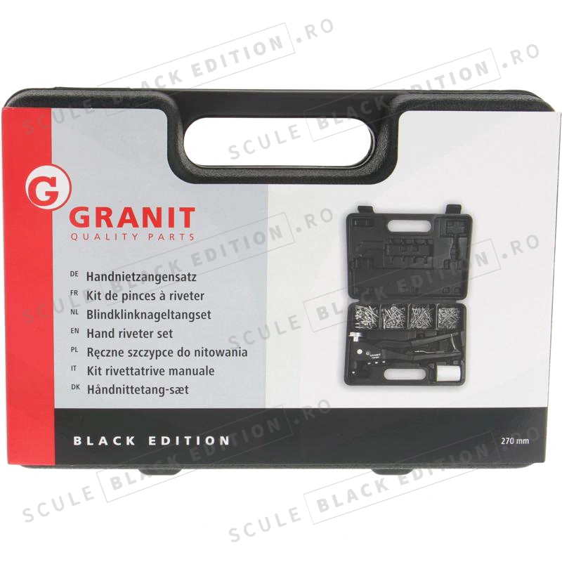 Set de nituitoare de mana Granit Black Edition - imagine 2