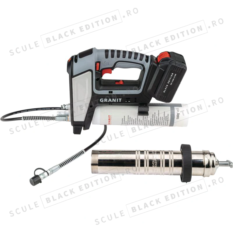 Adaptor pompa de gresat cu acumulator Granit Black Edition - imagine 2