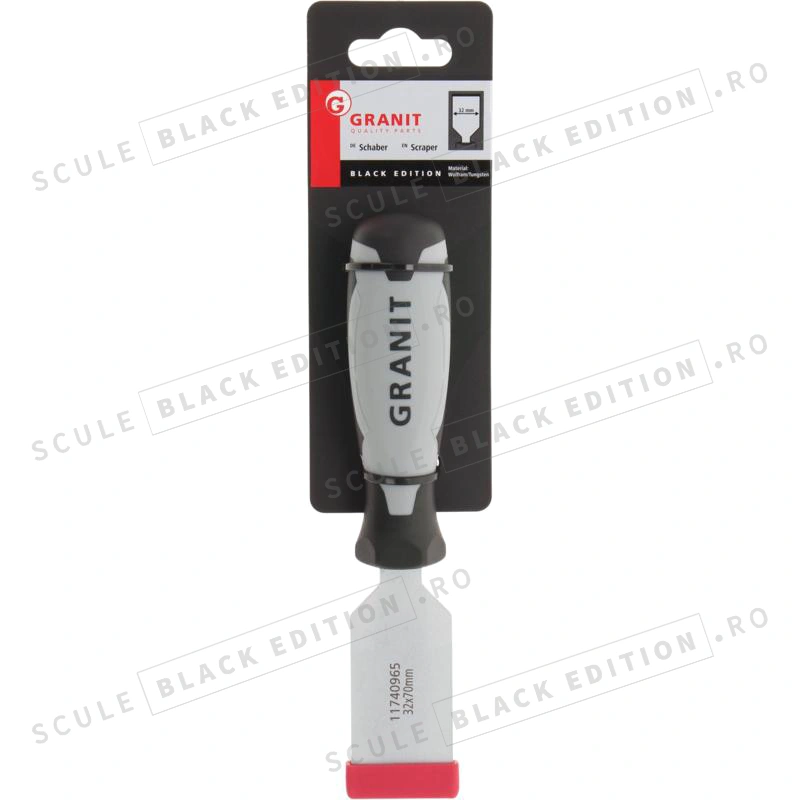 Racleta din tungsten - 32 mm Granit Black Edition - imagine 2
