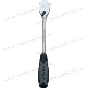 Clichet reversibil de 1/2" - 90 de dinti Granit Black Edition