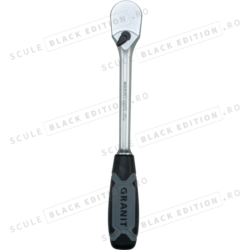 Clichet reversibil de 1/2" - 90 de dinti Granit Black Edition