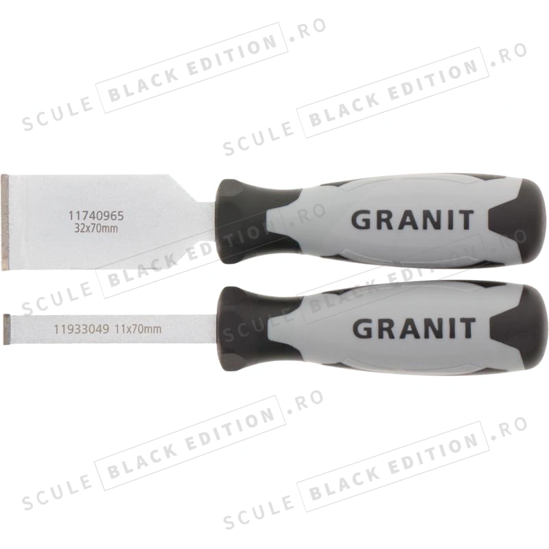 Set de raclete din carbura Granit Black Edition