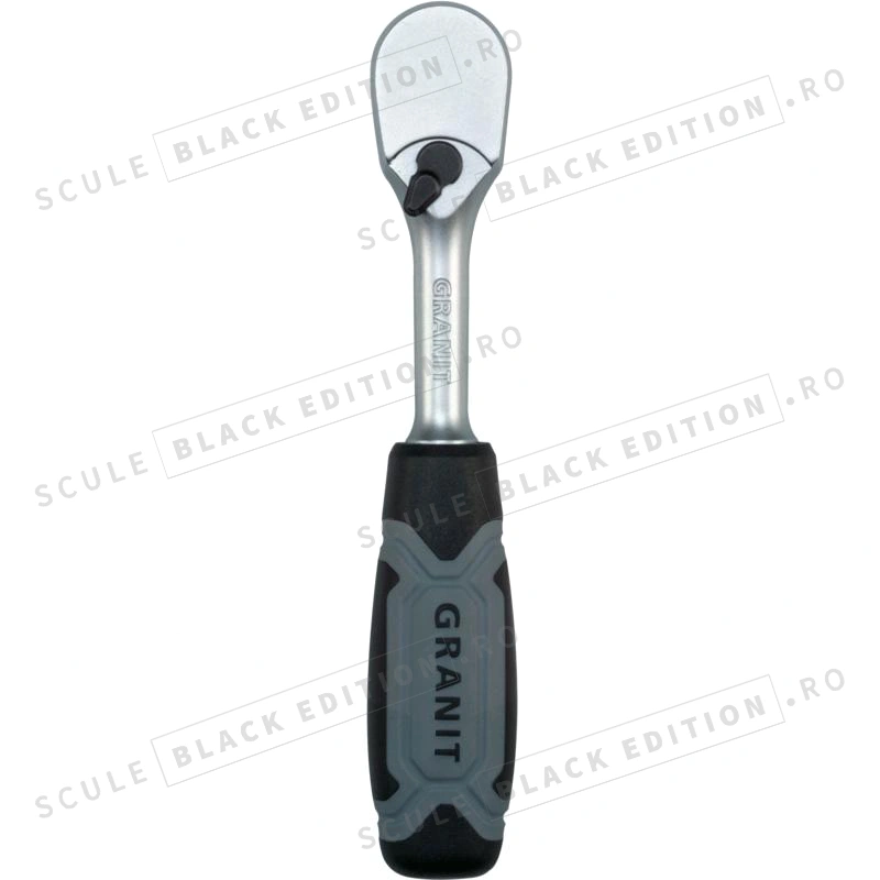 Clichet reversibil de 1/4" - 90 de dinti Granit Black Edition - imagine 2