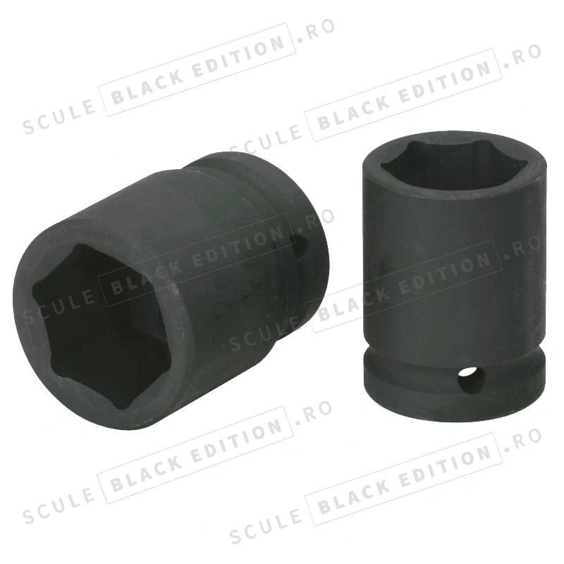 Tubulara hexagonala lunga 1" - 32 mm Granit Black Edition