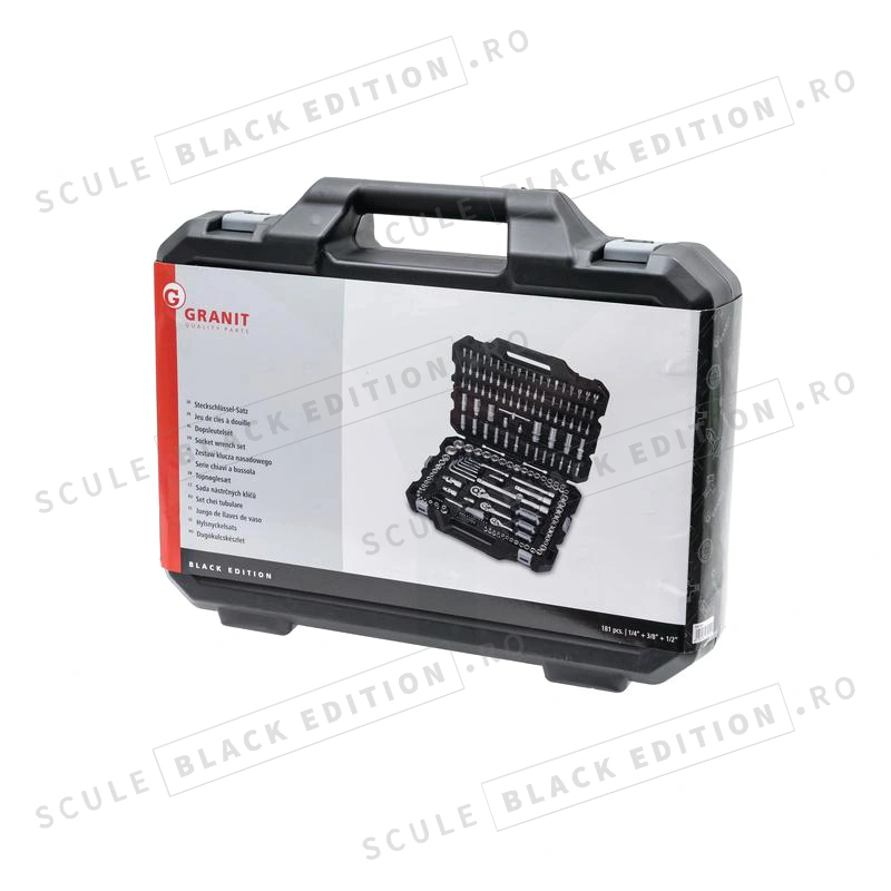 Set chei tubulare 1/4" - 3/8" - 1/2" Granit Black Edition - imagine 3
