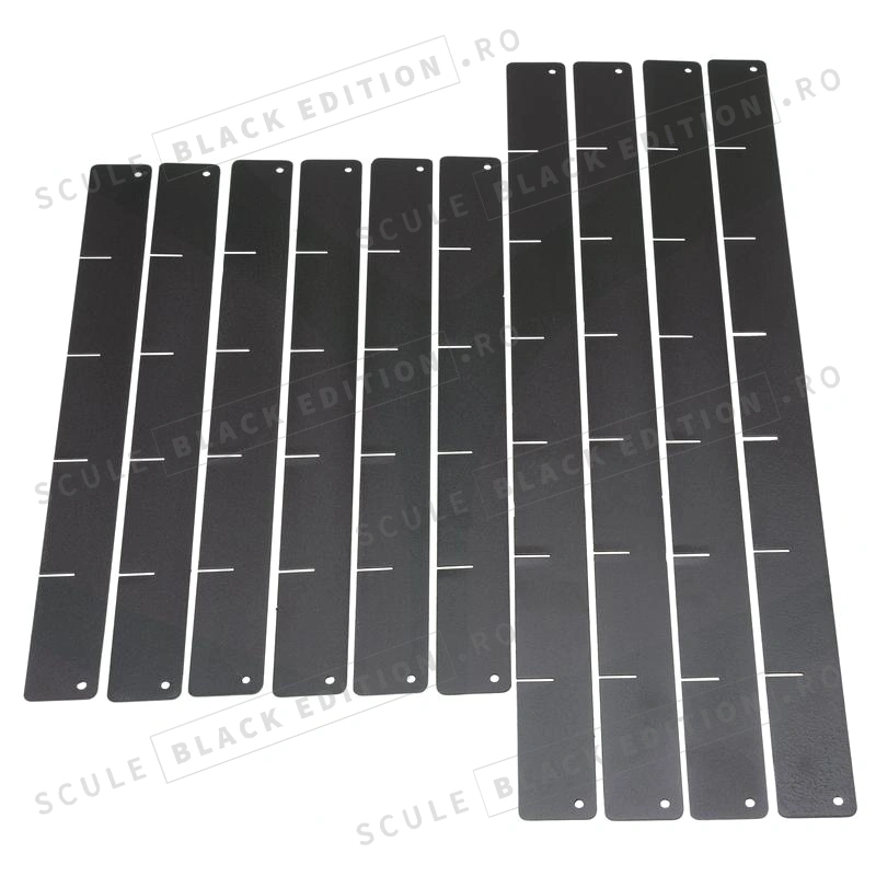 Set divizor sertare - 10 buc. Granit Black Edition - imagine 2