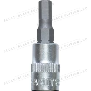 Capat tubulara cu bit 1/4" - hex. 7/32" Granit Black Edition