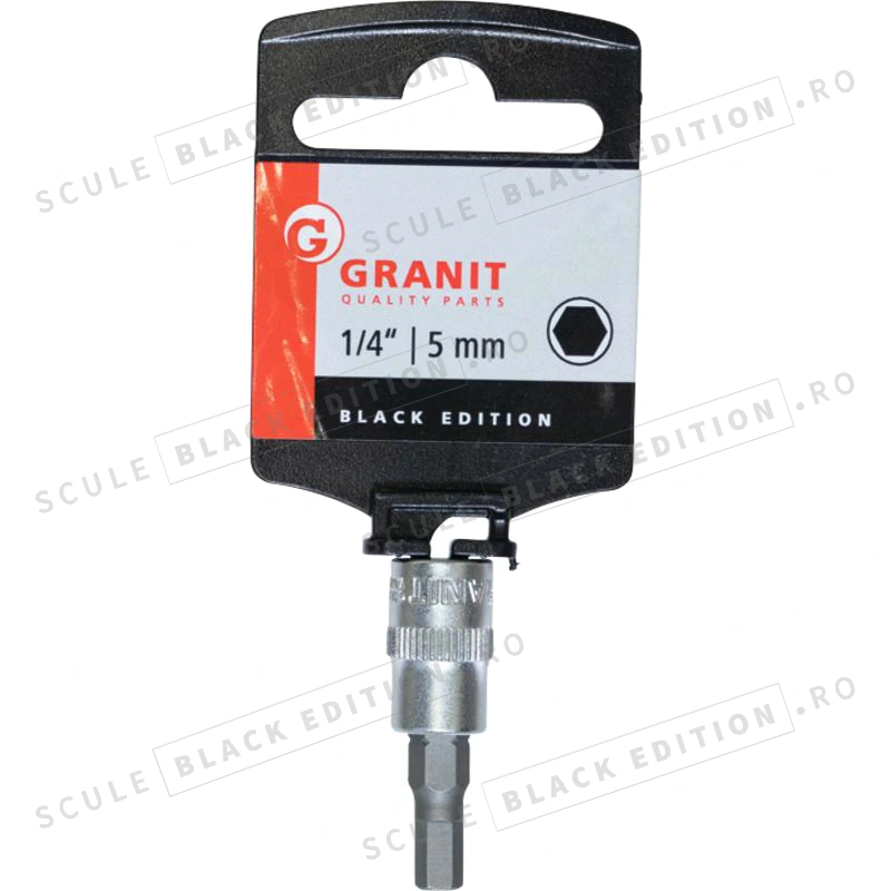 Tubulara cu bit 1/4" - 5 mm Granit Black Edition - imagine 2