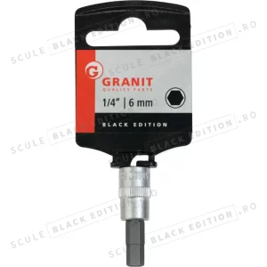 Tubulara cu bit 1/4" - 6 mm Granit Black Edition