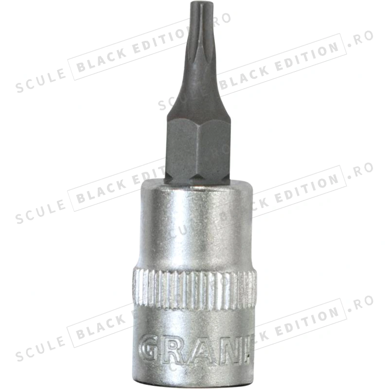 Tubulara cu bit 1/4" - profil Torx - T27 Granit Black Edition - imagine 3