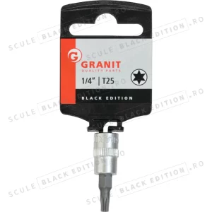 Tubulara cu bit 1/4" - profil TX - T25 Granit Black Edition