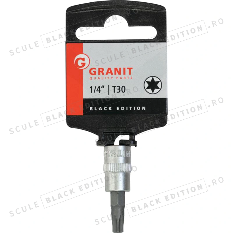 Tubulara cu bit 1/4" - profil TX - T30 Granit Black Edition - imagine 2