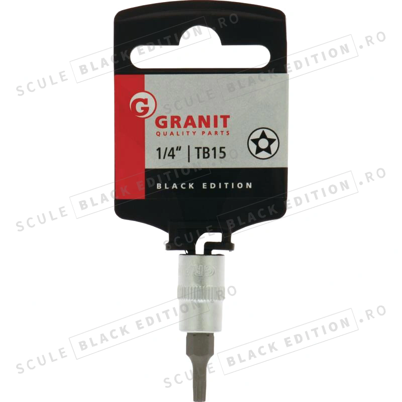 Tubulara cu bit 1/4" - profil TX - TB15 Granit Black Edition - imagine 2