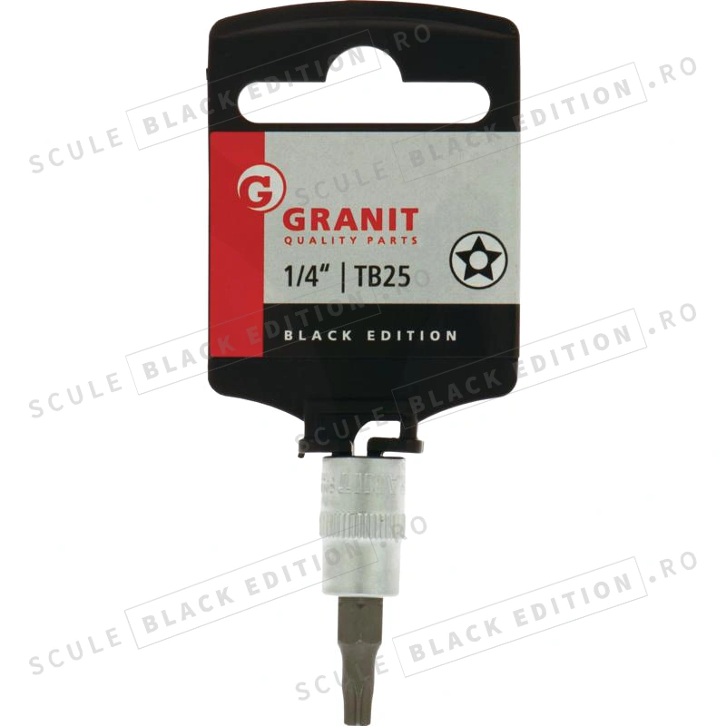 Tubulara cu bit 1/4" - profil TX - TB25 Granit Black Edition - imagine 2