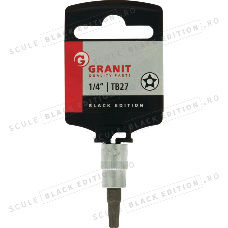 Tubulara cu bit 1/4" - profil TX - TB27 Granit Black Edition - imagine 2