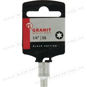 Capat cheie tubulara 1/4" - TX-E - E6 Granit Black Edition