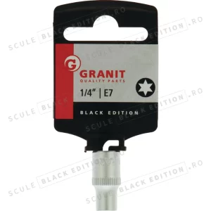Capat cheie tubulara 1/4" - TX-E - E7 Granit Black Edition
