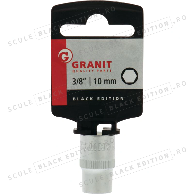 Capat cheie tubulara 3/8" - 10 mm Granit Black Edition