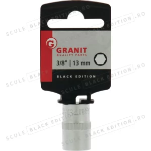 Capat cheie tubulara 3/8" - 13 mm Granit Black Edition