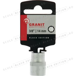 Capat cheie tubulara 3/8" - 14 mm Granit Black Edition