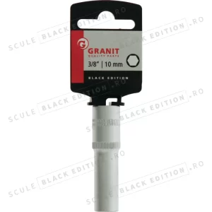 Capat cheie tubulara 3/8" - 10 mm Granit Black Edition