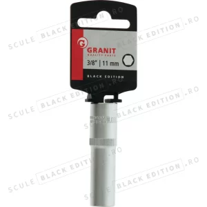 Capat cheie tubulara 3/8" - 11 mm Granit Black Edition