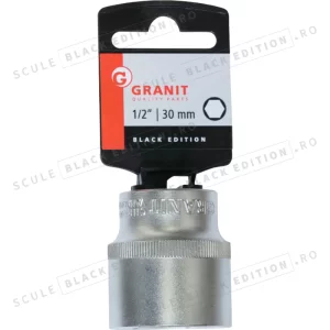 Capat cheie tubulara 1/2" - 30 mm Granit Black Edition