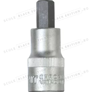 Tubulara cu bit 1/2" - hex. int. - 10 mm Granit Black Edition