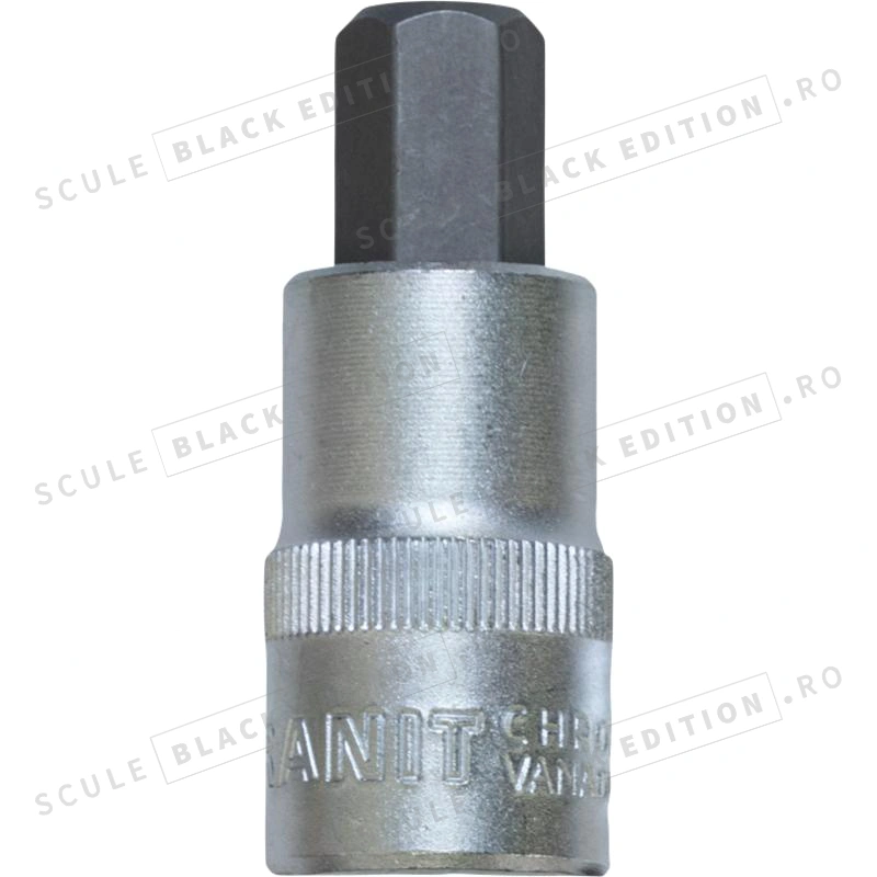 Tubulara cu bit 1/2" - hex. int. - 12 mm Granit Black Edition