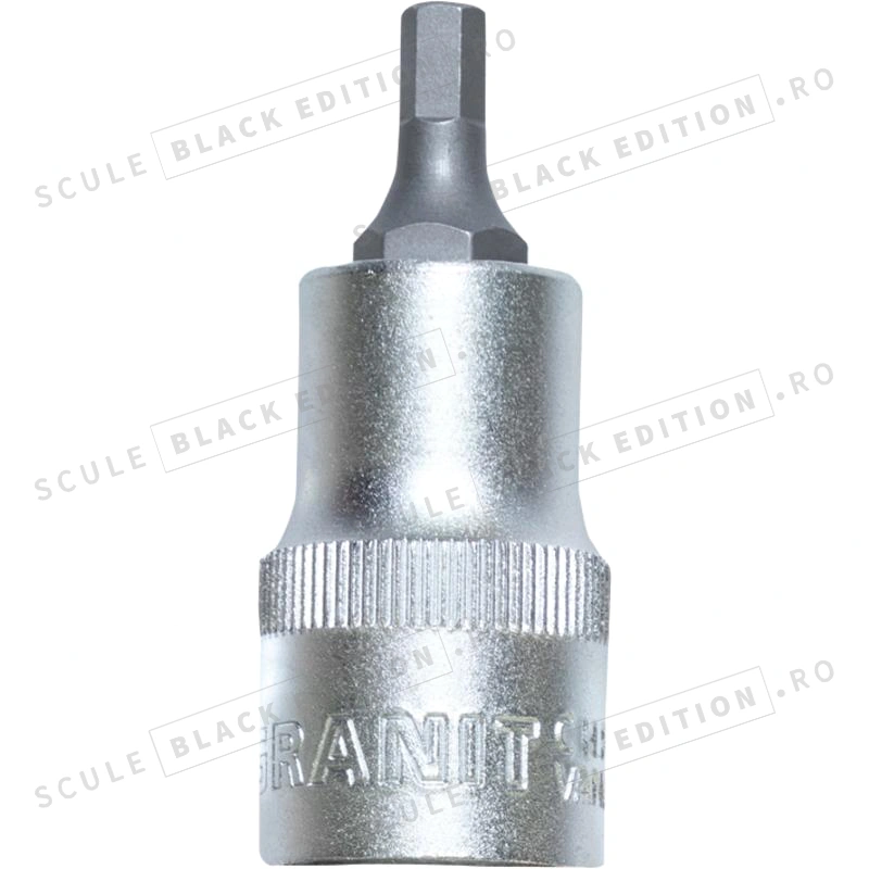 Tubulara cu bit 1/2" - hex. int. - 10 mm Granit Black Edition - imagine 3