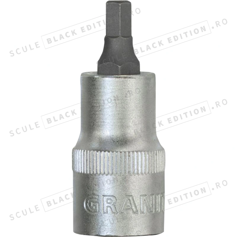 Tubulara cu bit 1/2" - hex. int. - 6 mm Granit Black Edition