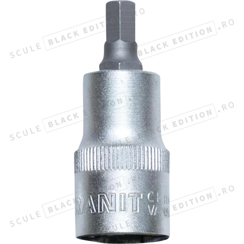 Tubulara cu bit 1/2" - hex. int. - 7 mm Granit Black Edition