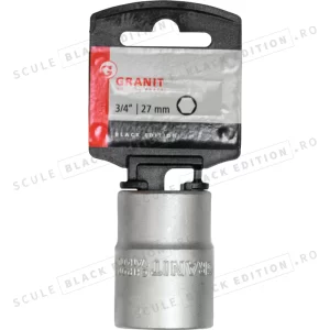 Capat cheie tubulara 3/4" - 27 mm Granit Black Edition