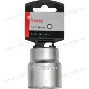Capat cheie tubulara 3/4" - 36 mm Granit Black Edition