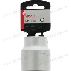 Capat cheie tubulara 3/4" - 41 mm Granit Black Edition