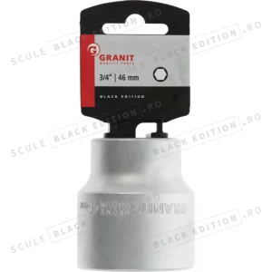 Capat cheie tubulara 3/4" - 46 mm Granit Black Edition