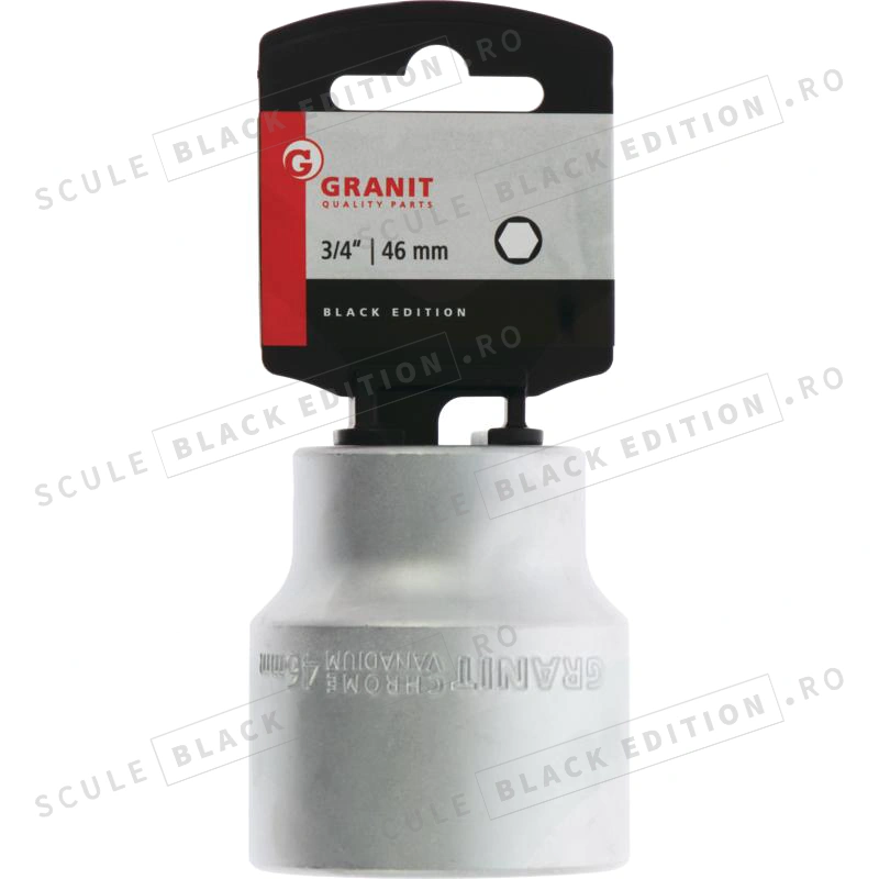 Capat cheie tubulara 3/4" - 46 mm Granit Black Edition