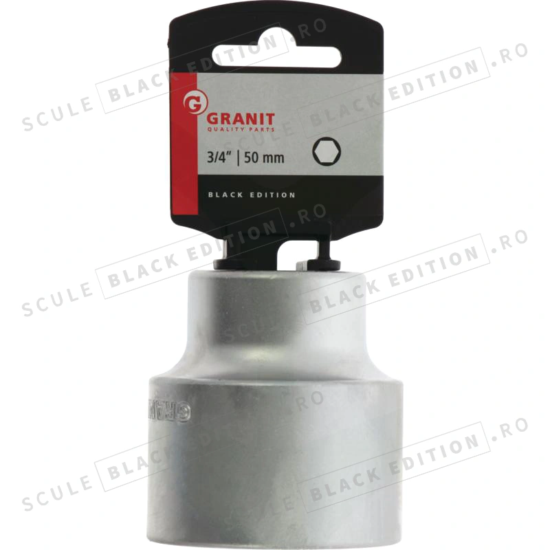 Capat cheie tubulara 3/4" - 50 mm Granit Black Edition - imagine 2