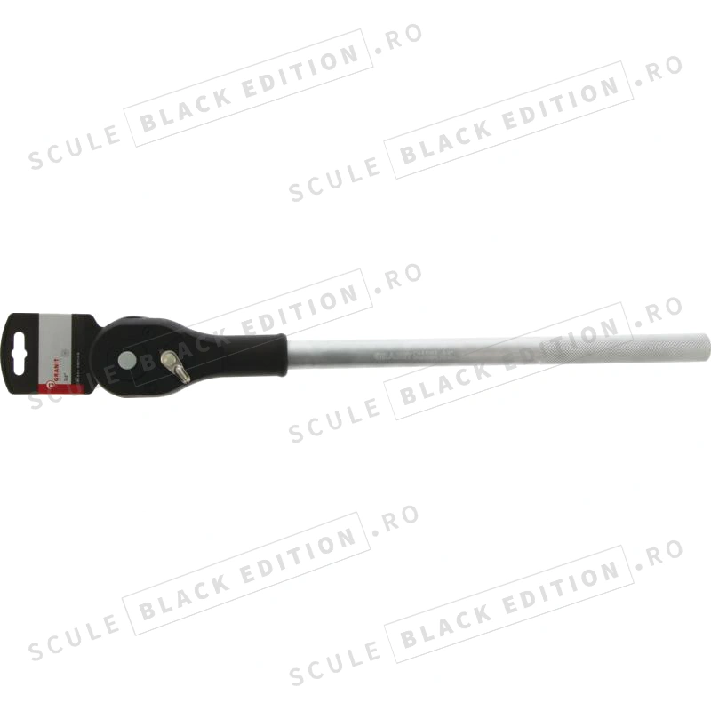 Clichet reversibil de 3/4" - 24 de dinti Granit Black Edition - imagine 2